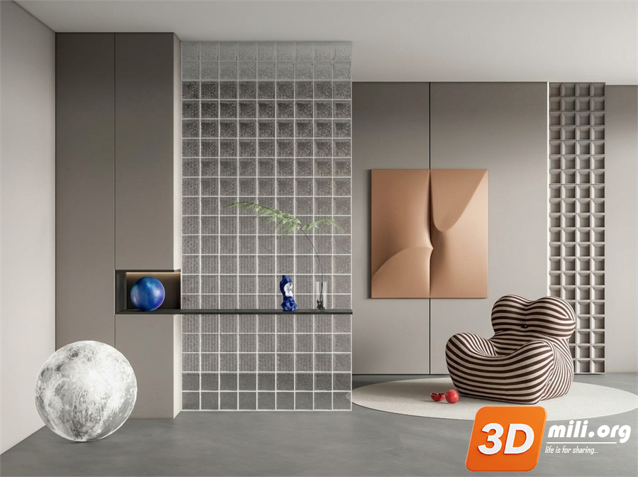 Folding screen Skp Files 